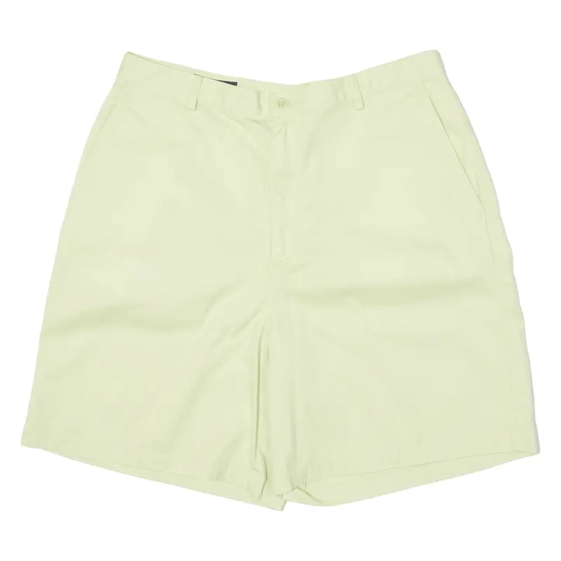 Lands End Womens Chino Shorts Yellow Classic M W32 1