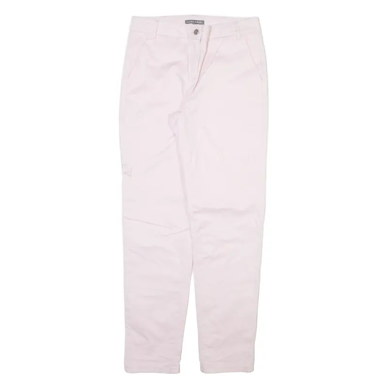 Laura Ashley Womens Trousers Pink Relaxed Tapered W29 L30 1
