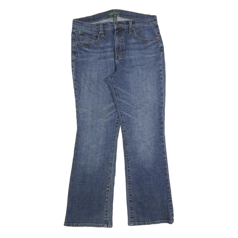 Lauren Ralph Lauren Womens Jeans Blue Regular Straight Denim W32 L32 Classic Fit 1