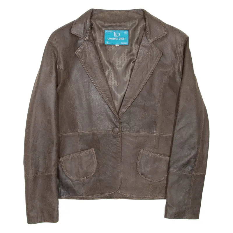 Laurence Douet Mens Jacket Brown L 1