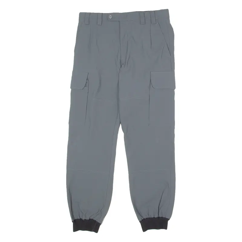 Lb Leblon Outdoor Cuffed Cargo Mens Trousers Grey Regular Tapered W31 L27 1