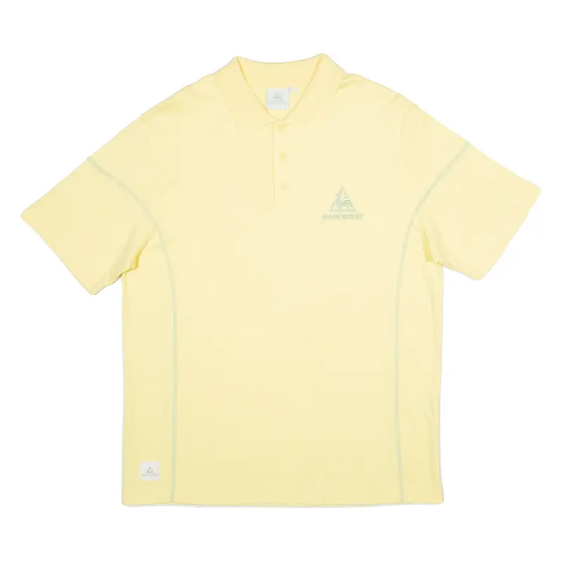 Le Coq Sportif Mens Polo Shirt Yellow M 1