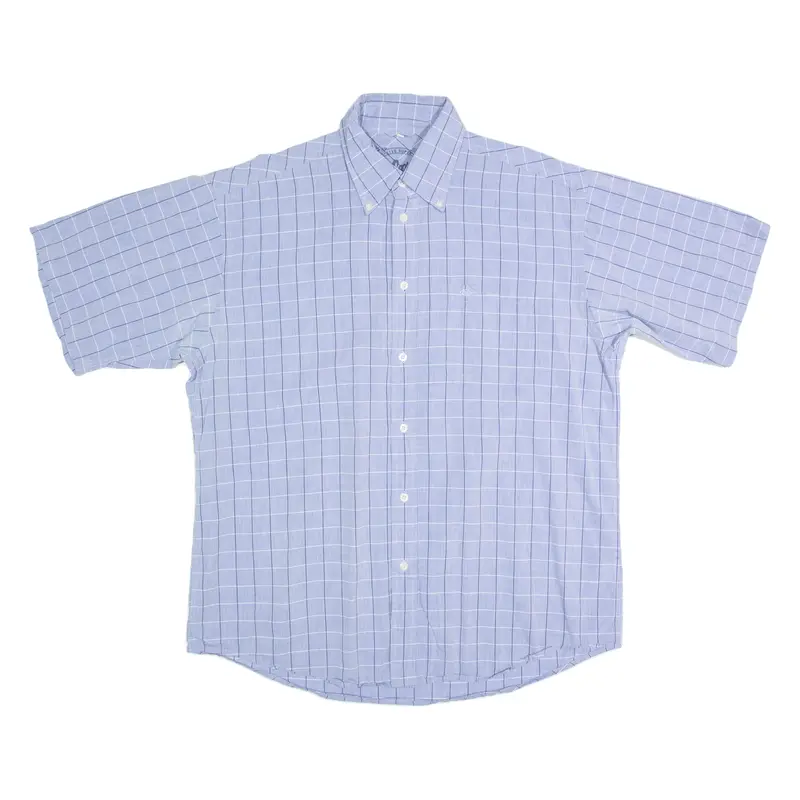 Lee Cooper Mens Shirt Blue Check L 1