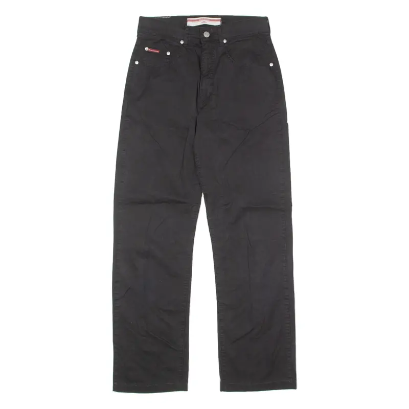 Lee Cooper Mens Twill Trousers Black Slim Skinny W26 L28 1