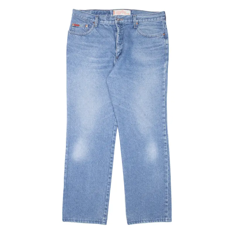Lee Cooper Womens Jeans Blue Regular Straight Stone Wash W35 L29 1
