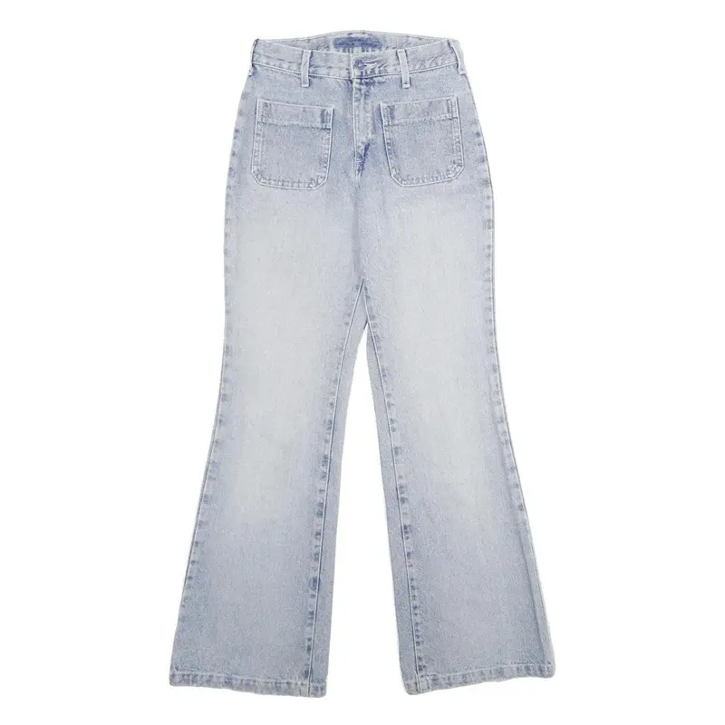 Lee Cooper Womens Jeans Light Blue Classic Wide-Leg Denim W24 L32 Comfort Fit 1