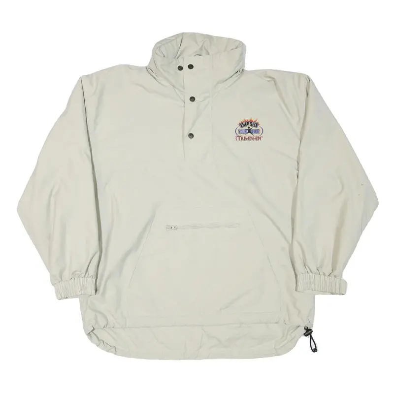 Lee Mens Beige Zip Jacket M Polyester Blend Classic Outdoor Casual Lightweight 1