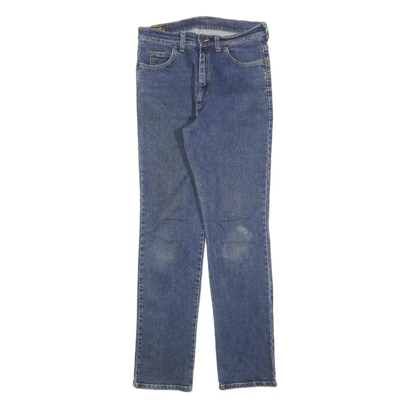 Lee Mens Slim Blue Denim Jeans W32 L31 Classic Cotton Blend Zip Pockets 1