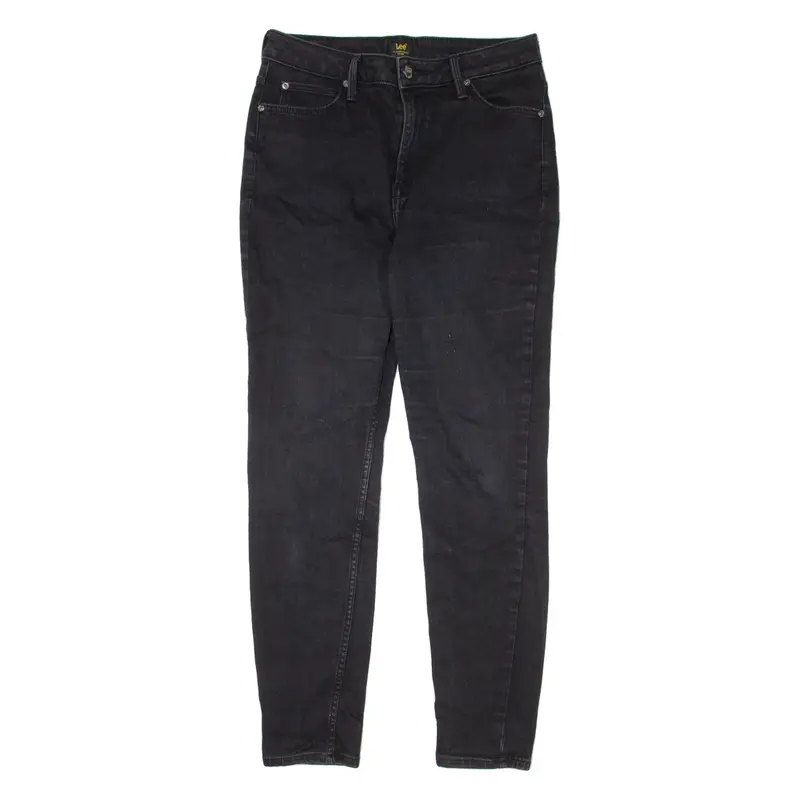 Lee Scarlett High Womens Jeans Black Slim Skinny W28 L27 1