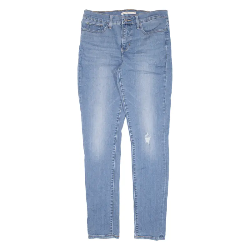 Levi's 311 Distressed Womens Jeans Blue Slim Skinny W29 L32 1