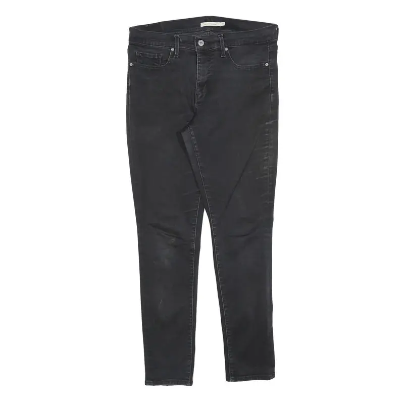 Levi's 311 Womens Jeans Black Slim Skinny Denim Medium W31 L30 Stretch Cotton 1