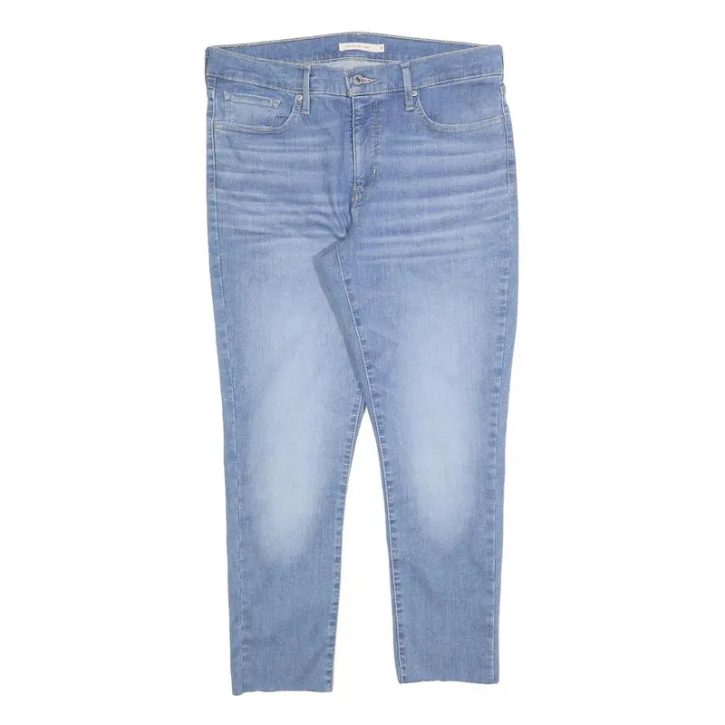 Levi's 311 Womens Slim Blue Denim Light Wash Jeans W32 L26 Classic Cotton Zip 1