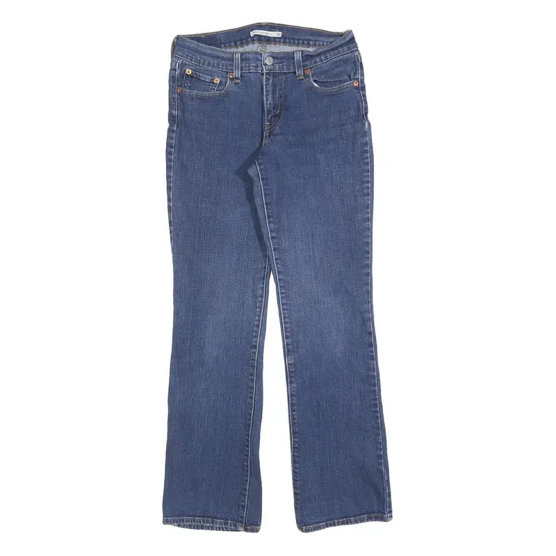 Levi's 415 Womens Jeans Blue Relaxed Straight Denim Medium W26 L32 Classic Style 1