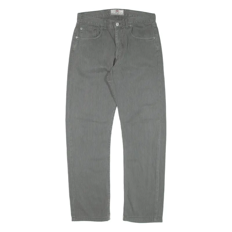 Levi's 458 Mens Trousers Green Regular Straight W31 L29 1