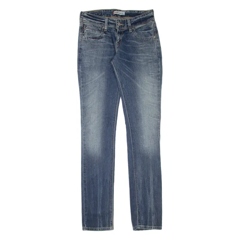 Levi's 473 Womens Jeans Blue Slim Skinny Stone Wash W29 L34 1
