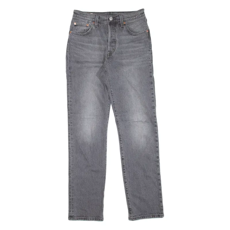 Levi's 501 Big E Jeans Mens Grey Regular Straight W25 L30 1