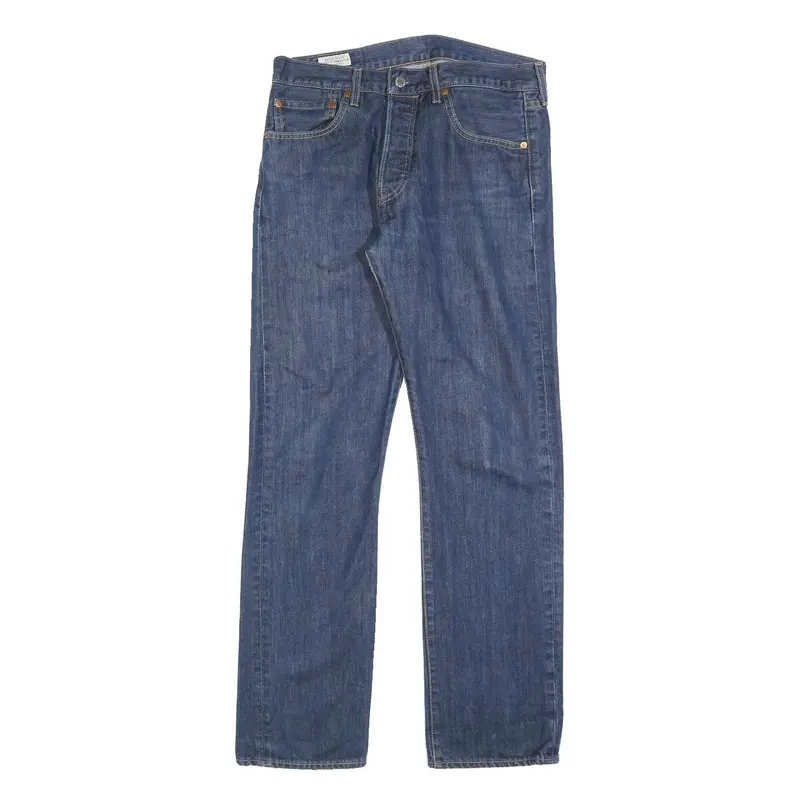 Levi's 501 Big E Mens Jeans Blue Regular Straight Denim Medium W31 L32 Classic 1