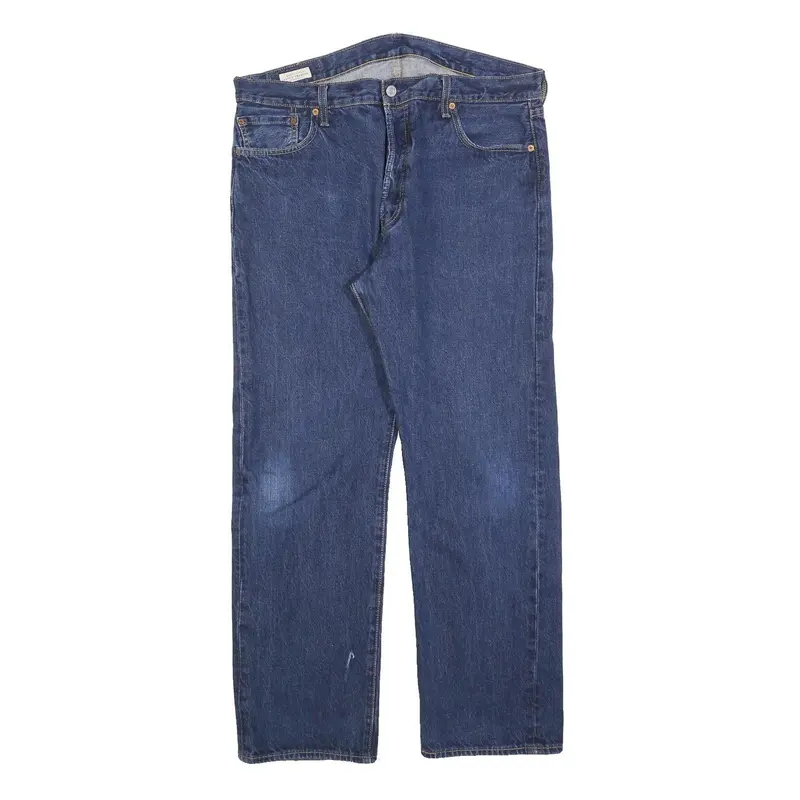 Levi's 501 Big E Mens Jeans Blue Regular Straight Denim Medium W36 L30 Classic 1
