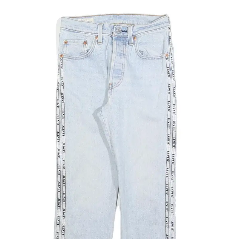 Levi's 501 Big E Womens Jeans Blue Regular Straight Denim Light W24 L26 Cotton 2