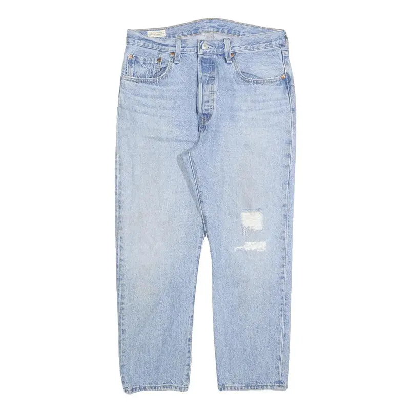 Levi's 501 Big E Womens Jeans Blue Regular Straight Denim Light W30 L26 Vintage 1