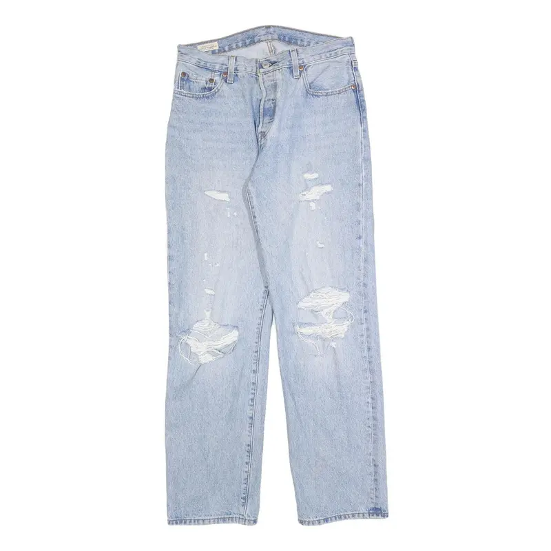 Levi's 501 Big E Womens Jeans Blue Regular Straight Denim Light W32 L32 Classic 1