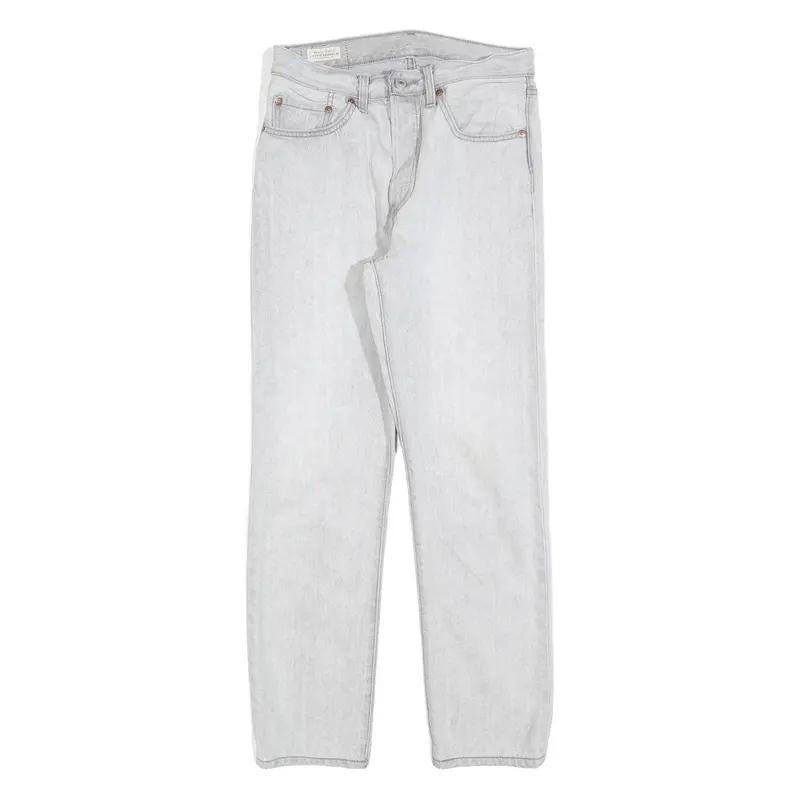 Levi's 501 Big E Womens Jeans Light Blue Regular Straight Denim W26 L28 Classic 1