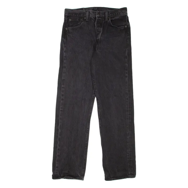 Levi's 501 Jeans Mens Black Regular Straight W27 L29 1