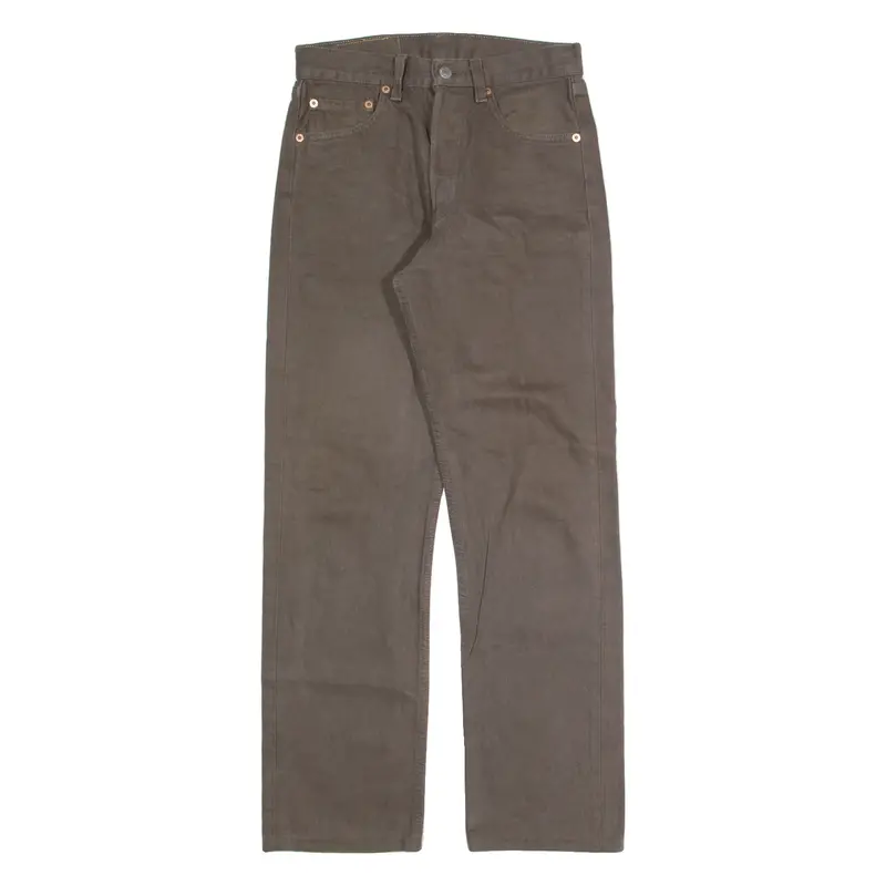 Levi's 501 Jeans Mens Brown Regular Straight W27 L28 1