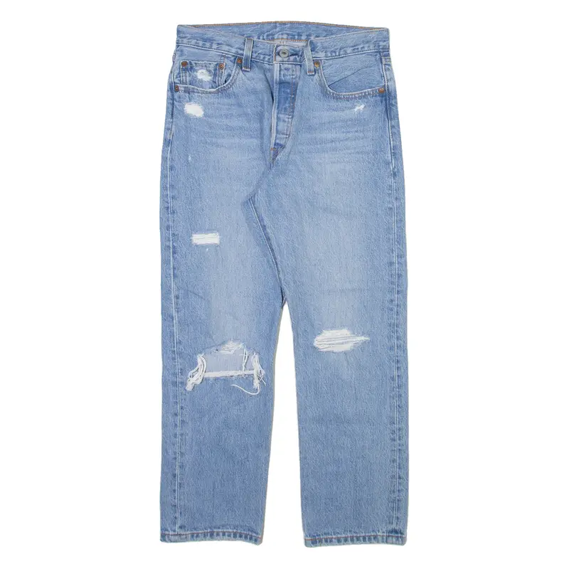 Levi's 501 Jeans Womens Blue Regular Straight W28 L26 1