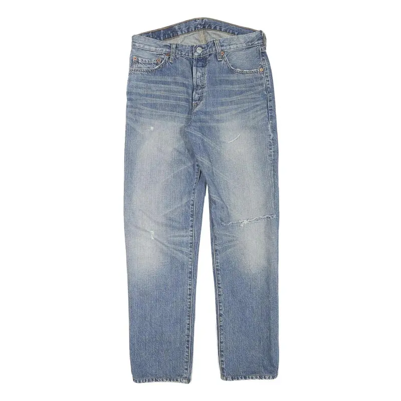 Levi's 501 Mens Jeans Blue Regular Straight Denim Medium W29 L28 Classic Style 1