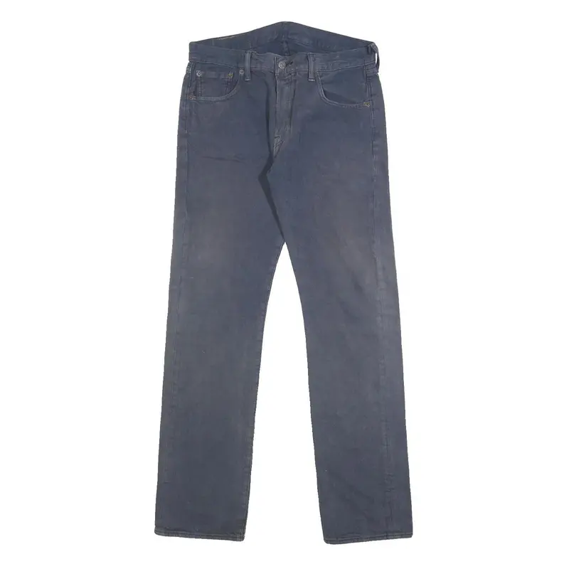 Levi's 501 Mens Jeans Blue Regular Straight Denim Medium W30 L32 Classic Fit 1