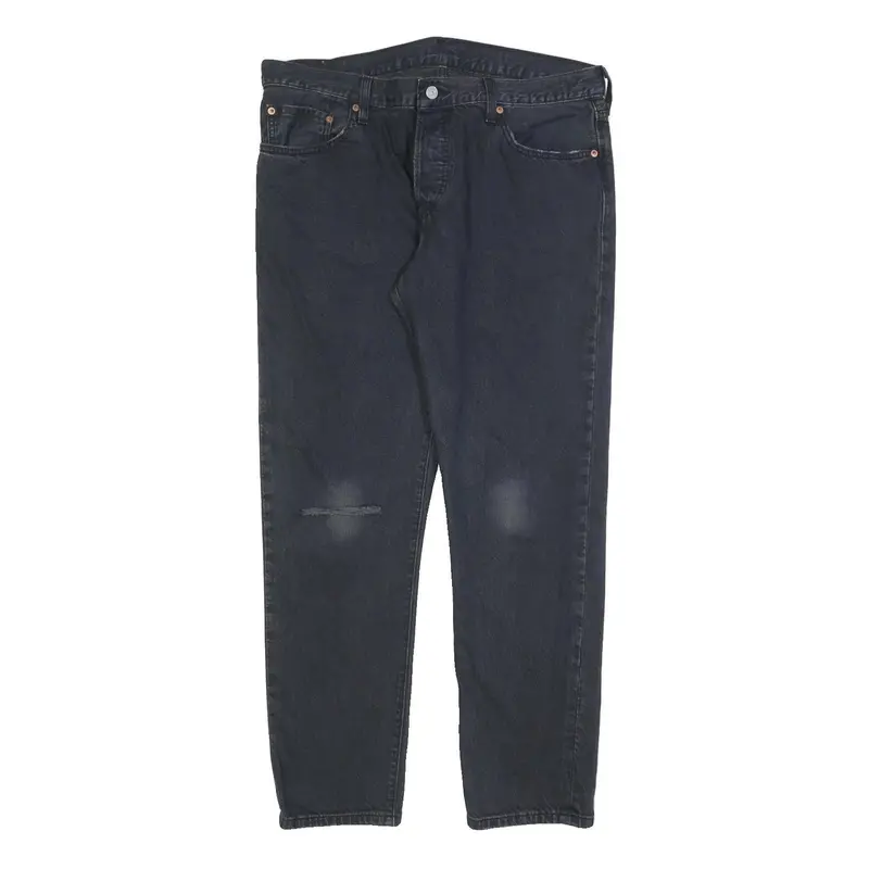 Levi's 501Ct Womens Jeans Black Classic Straight Denim W36 L30 Stylish Detailed 1