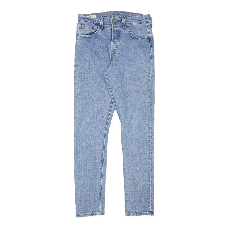 Levi's 501S Womens Jeans Blue Regular Straight Denim Medium W27 L28 Classic Fit 1