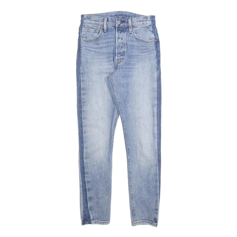 Levi's 501S Womens Jeans Blue Slim Skinny Denim Light W25 L28 Stylish 1