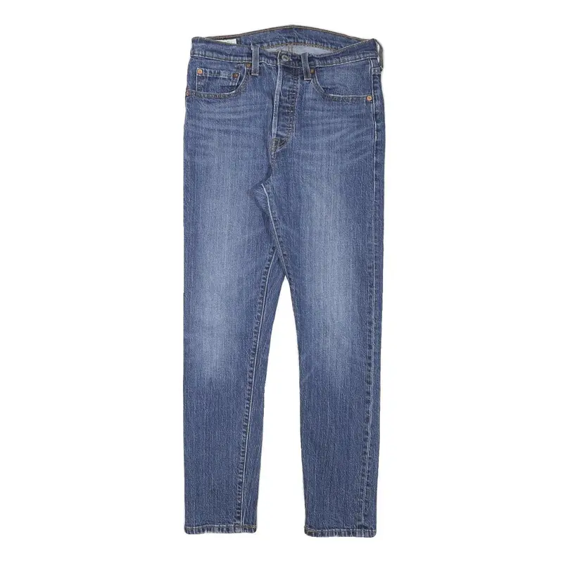 Levi's 501S Womens Jeans Blue Slim Skinny Denim Medium W27 L26 Button Closure 1