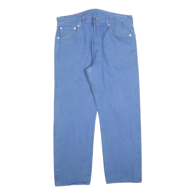 Levi's 501Xx Mens Jeans Blue Regular Straight Denim W36 L30 Classic Cotton Blend 1