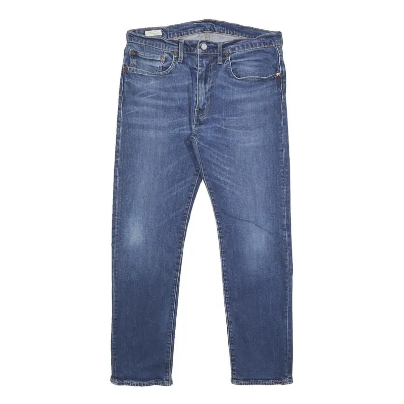 Levi's 502 Big E Mens Jeans Blue Slim Straight Denim Medium W34 L27 Classic Fit 1