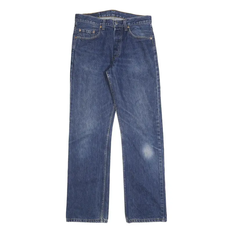 Levi's 502 Mens Jeans Blue Regular Straight Denim Medium W33 L34 Classic Cotton 1