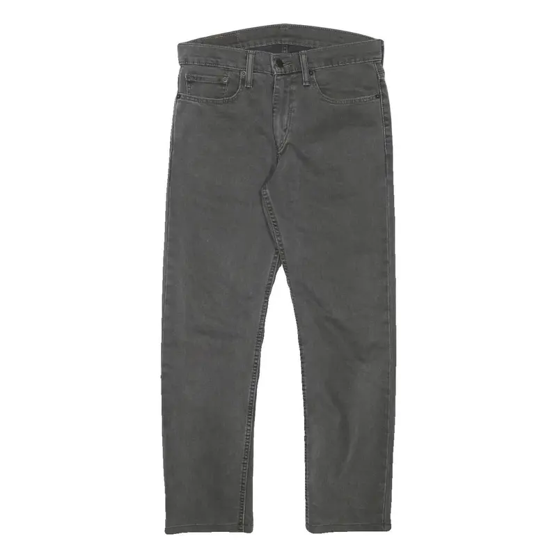Levi's 502 Mens Jeans Grey Regular Straight Denim Medium W30 L26 Classic Style 1