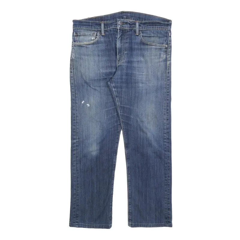 Levi's 504 Mens Jeans Blue Regular Straight Denim Medium W34 L27 Classic Cotton 1