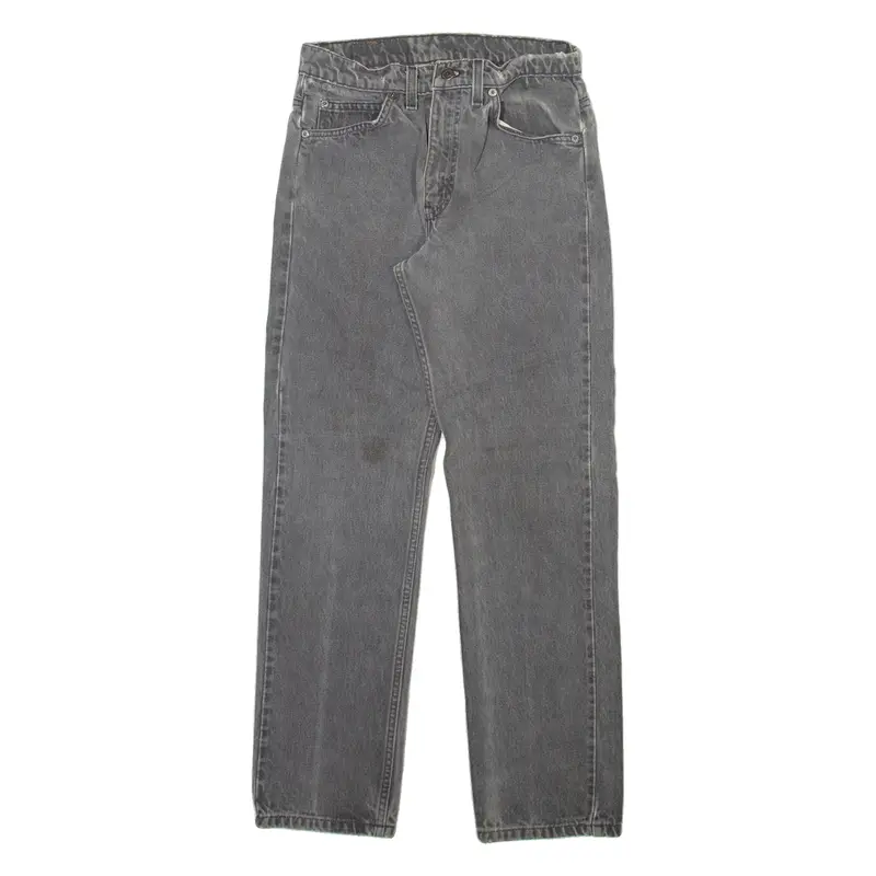 Levi's 505 Jeans Orange Tab Mens Grey Straight 90S Stone Wash W26 L29 1