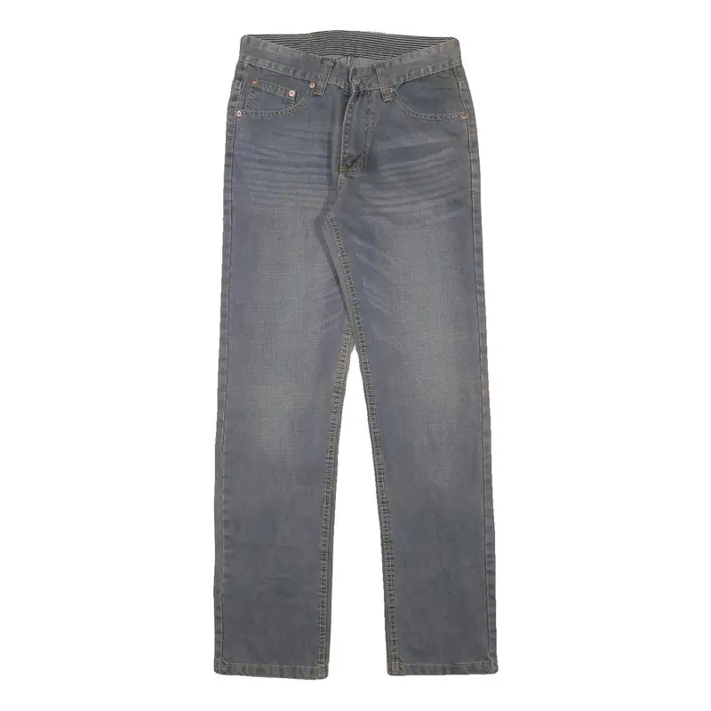 Levi's 505 Mens Jeans Blue Regular Straight Denim Medium W28 L31 Classic Fit Zip 1
