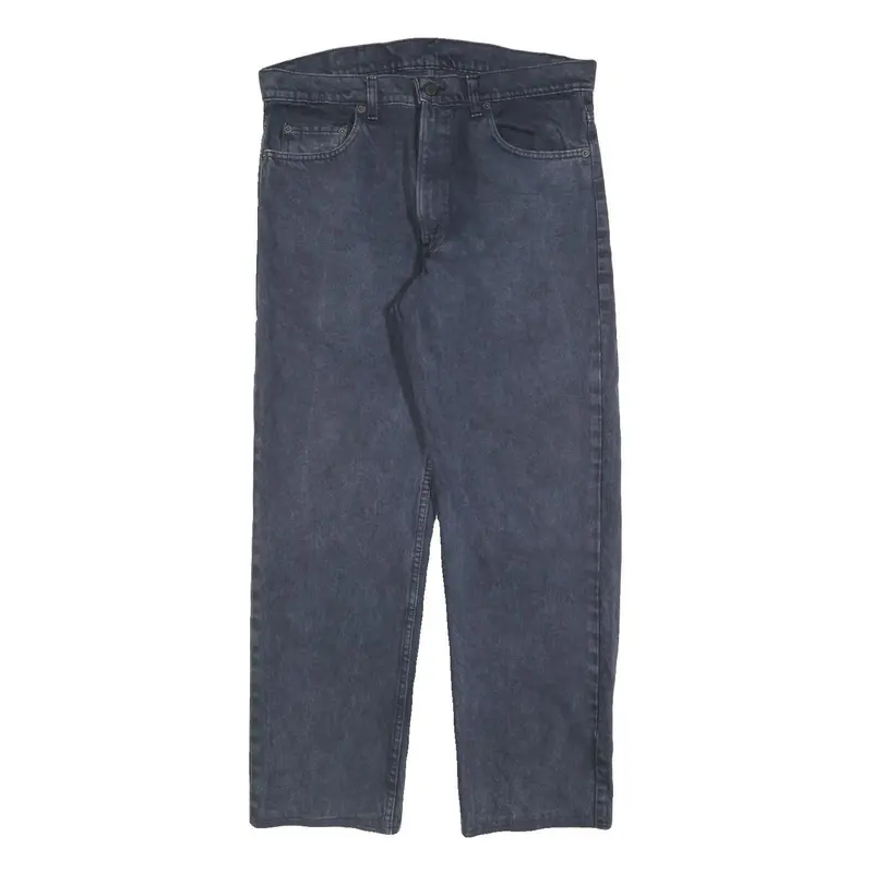Levi's 505 Mens Jeans Blue Regular Straight Denim Medium W36 L29 Classic Fit 1