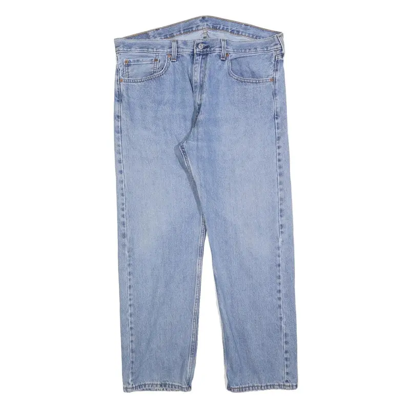 Levi's 505 Mens Jeans Blue Regular Straight Denim Medium W38 L30 Classic Fit 1