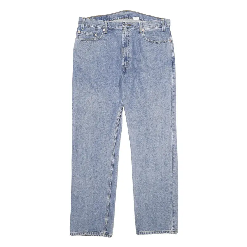 Levi's 505 Mens Jeans Blue Regular Straight Denim Medium W38 L32 Classic Cotton 1