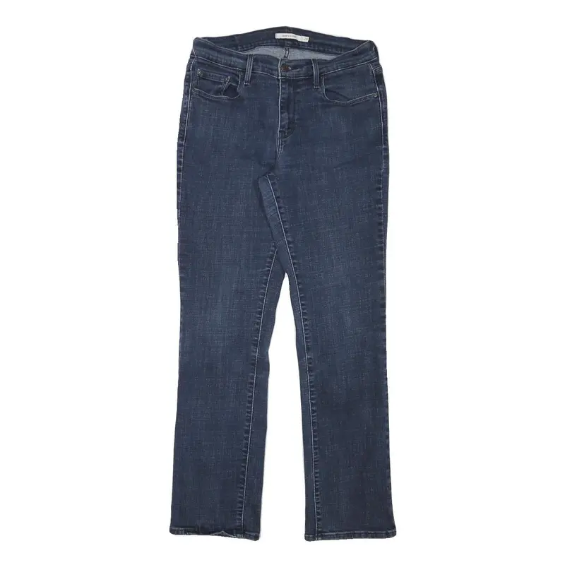 Levi's 505 Womens Jeans Blue Regular Straight Denim Medium W28 L29 Classic Fit 1