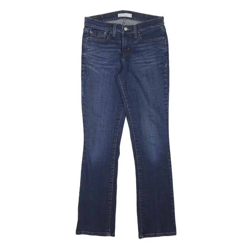 Levi's 505 Womens Jeans Blue Regular Straight Denim Medium W28 L30 Classic Fit 1
