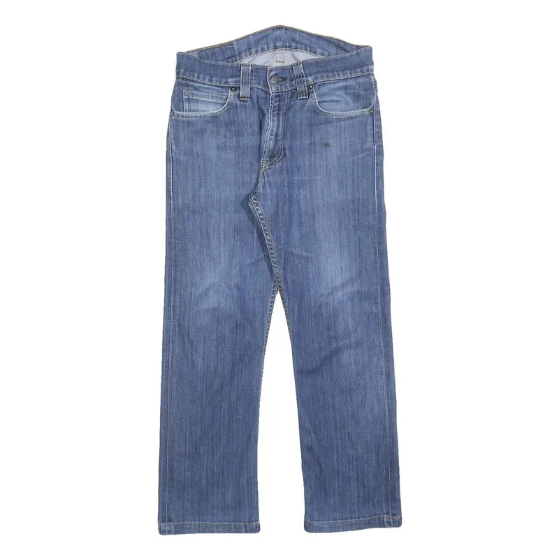 Levi's 506 Mens Jeans Blue Relaxed Straight Denim Medium W30 L27 Classic Style 1