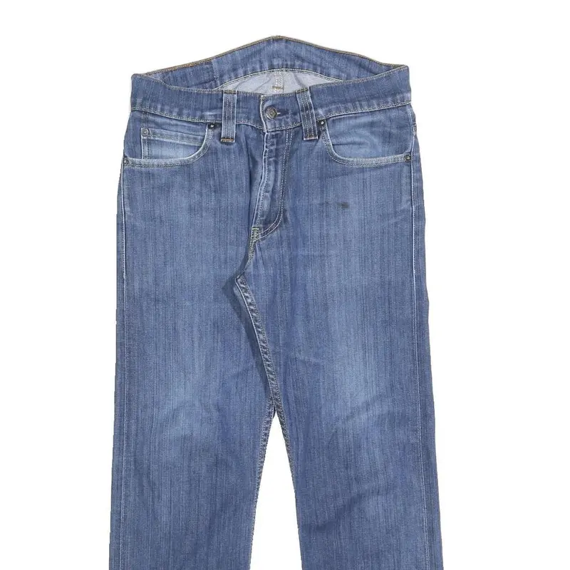 Levi's 506 Mens Jeans Blue Relaxed Straight Denim Medium W30 L27 Classic Style 2