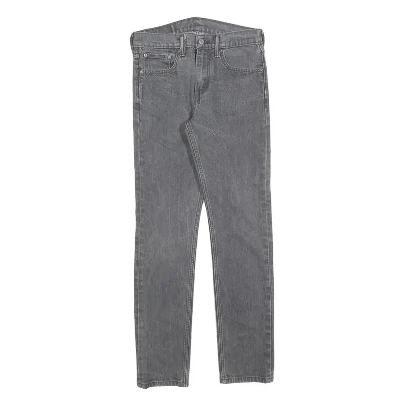 Levi's 508 Tapered Mens Jeans Grey Slim Tapered Denim Medium W28 L32 Cotton 1